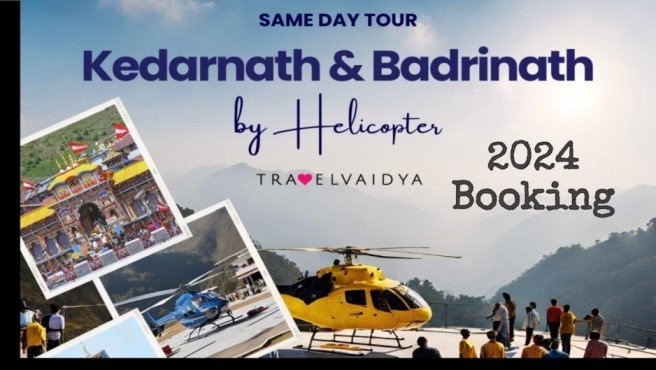 kedarnath helicopter tour booking 2024